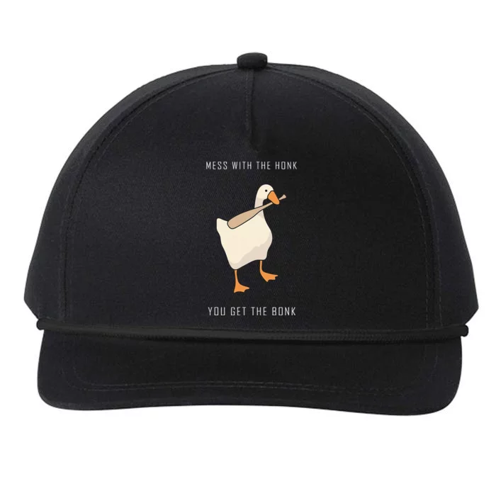 Untitled Goose Game Funny Family Gaming Snapback Five-Panel Rope Hat