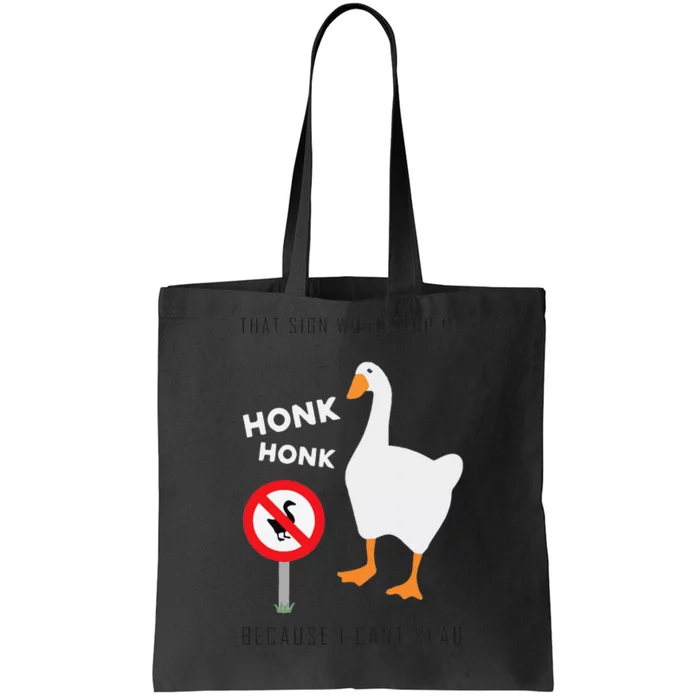 Untitled Goose Game Funny Tote Bag