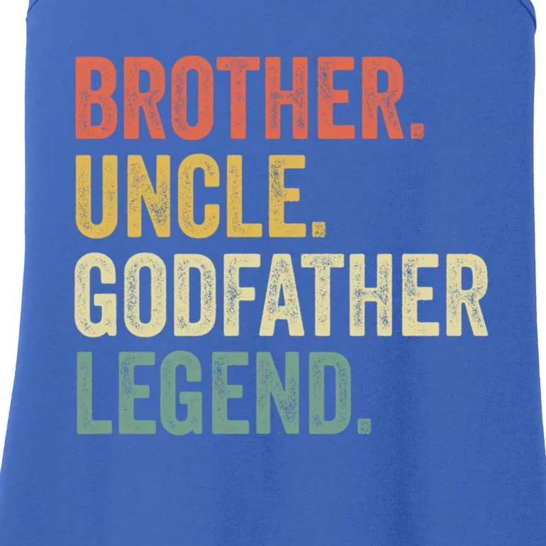 Uncle Godfather Gift Christmas Funny Gift From God Funny Gift Ladies Essential Tank