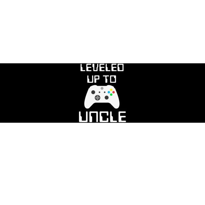 Uncle Gamer Gifts Leveled Up To Uncle Pregnancy Announcement Bumper Sticker