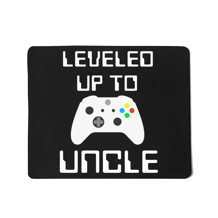 Uncle Gamer Gifts Leveled Up To Uncle Pregnancy Announcement Mousepad