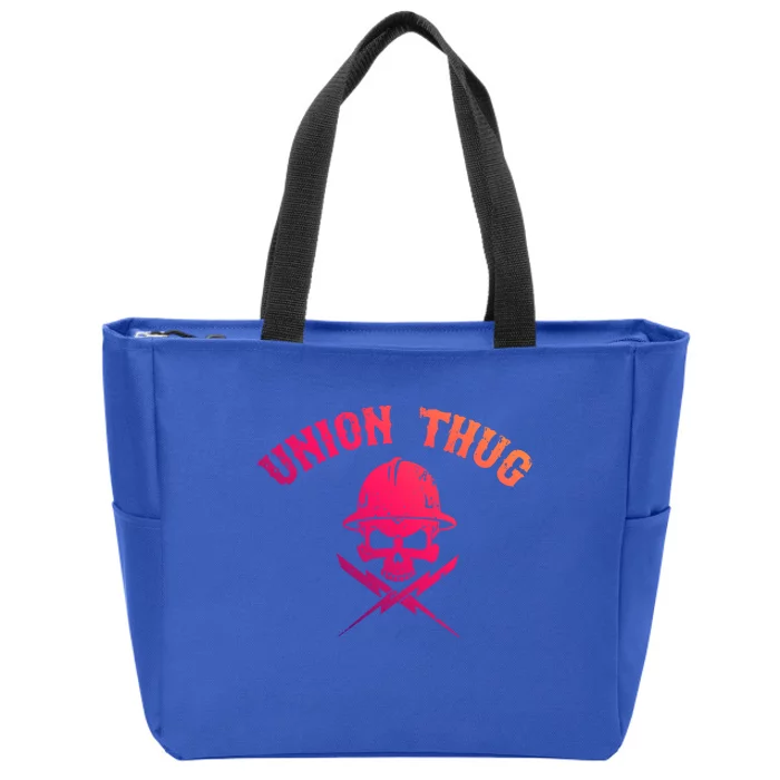 Union Great Gift Laborers Union Great Gift Zip Tote Bag