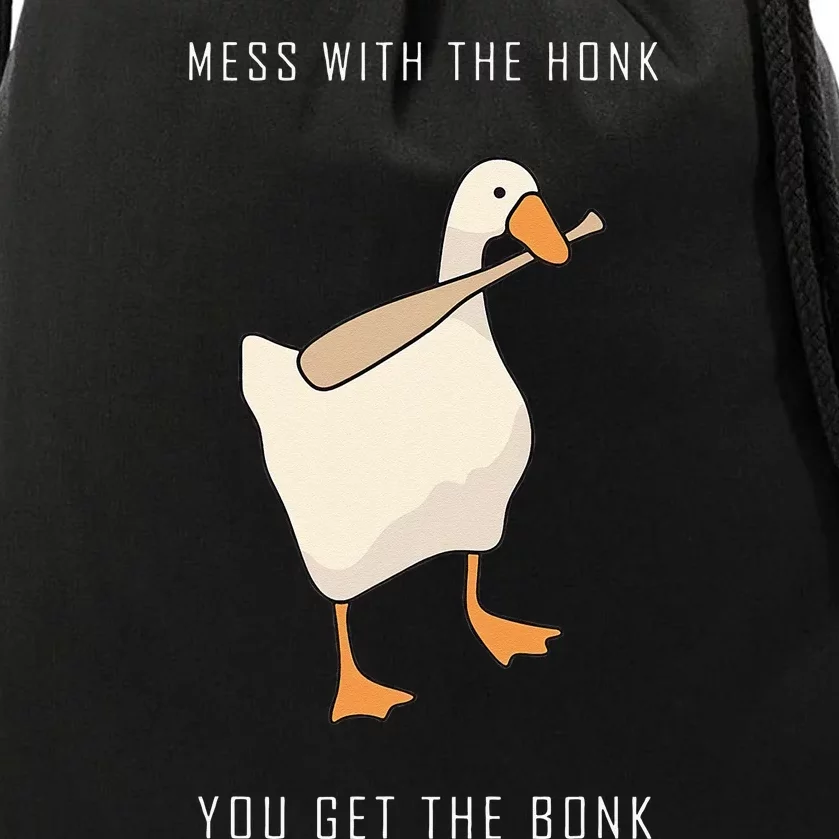 Untitled Goose Game Funny Family Gaming Drawstring Bag