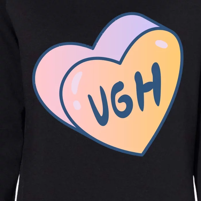 Ugh Heart Womens California Wash Sweatshirt