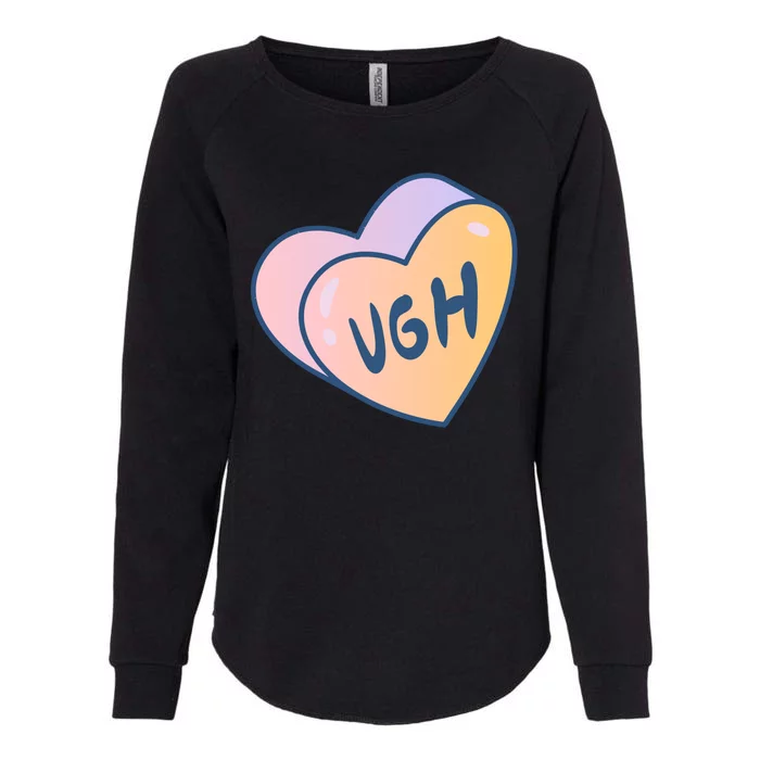 Ugh Heart Womens California Wash Sweatshirt