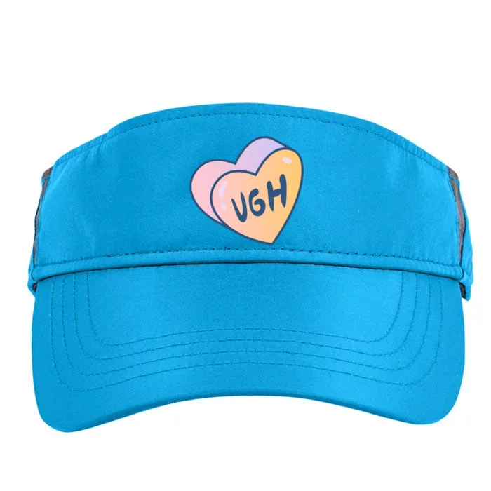 Ugh Heart Adult Drive Performance Visor