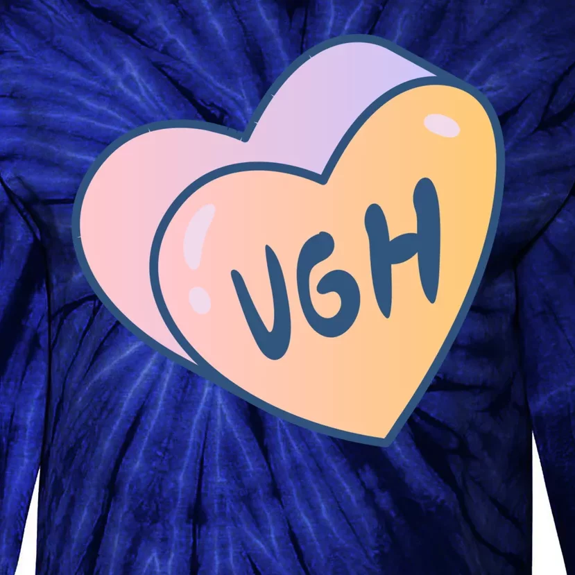 Ugh Heart Tie-Dye Long Sleeve Shirt