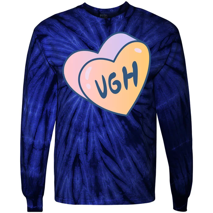 Ugh Heart Tie-Dye Long Sleeve Shirt