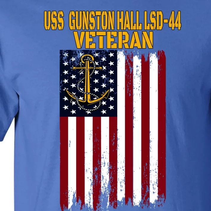 Uss Gunston Hall Lsd44 Dock Landing Ship Veteran Father Day Gift Tall T-Shirt