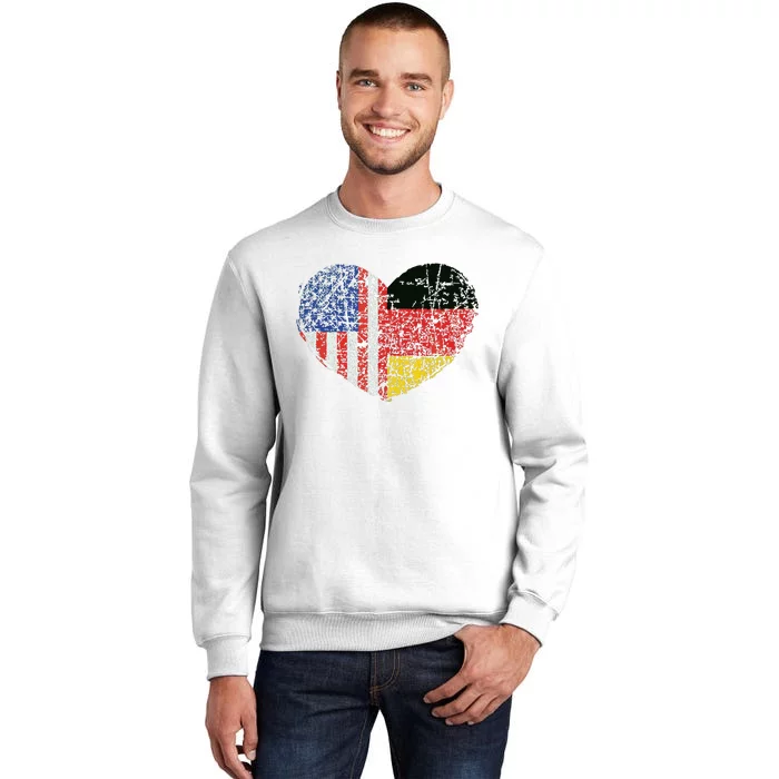 USA Germany Heart Dual Citizenship Sweatshirt