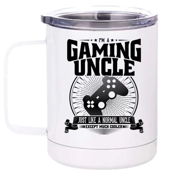 Uncle Gamer Hero Gift Front & Back 12oz Stainless Steel Tumbler Cup