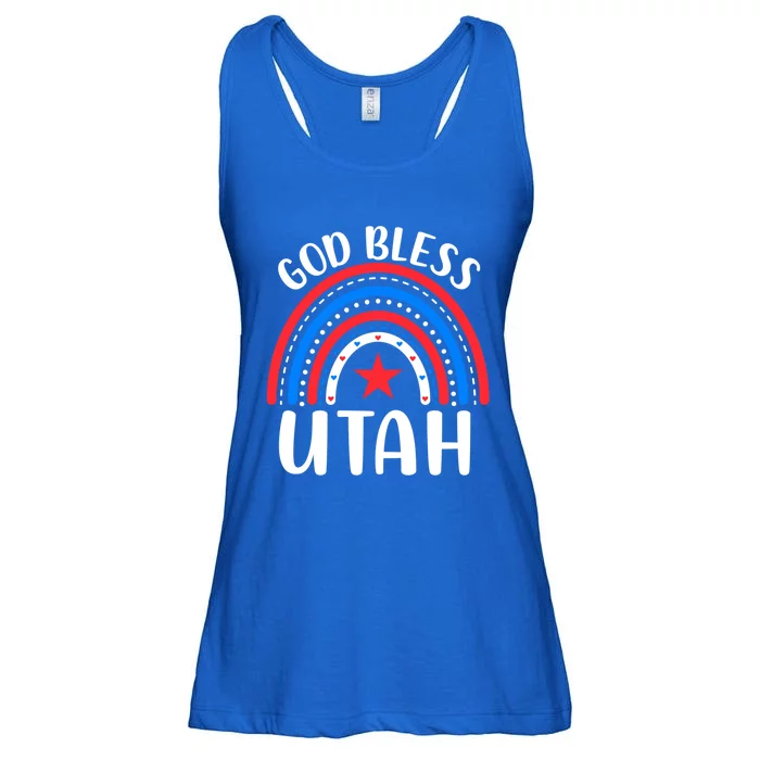 Utah Gift I Love Utah Usa Great Gift Ladies Essential Flowy Tank