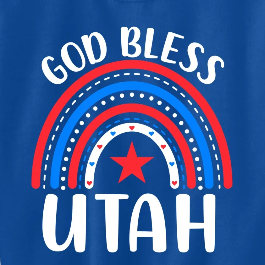 Utah Gift I Love Utah Usa Great Gift Kids Sweatshirt