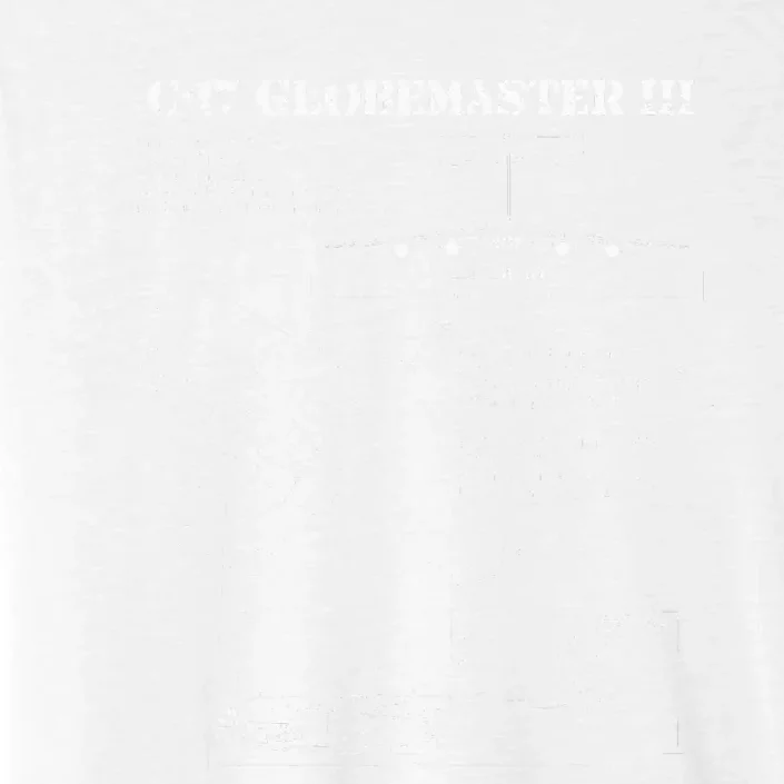 USAF Globemaster III C17 Blueprint transport ChromaSoft Performance T-Shirt