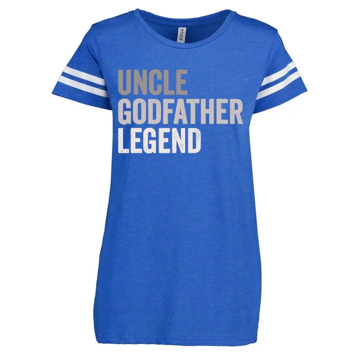 Uncle Godfather Legend For A Favorite Uncle Family Baptism Enza Ladies Jersey Football T-Shirt