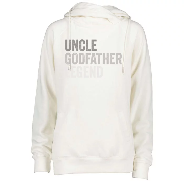 Uncle Godfather Legend Funny Gift Favorite Best Uncle Gift Womens Funnel Neck Pullover Hood