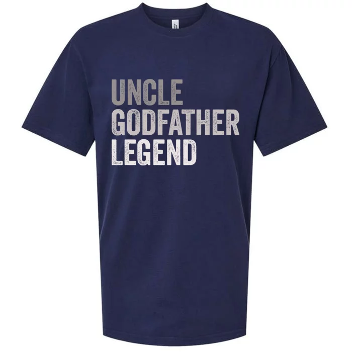 Uncle Godfather Legend Funny Gift Favorite Best Uncle Gift Sueded Cloud Jersey T-Shirt