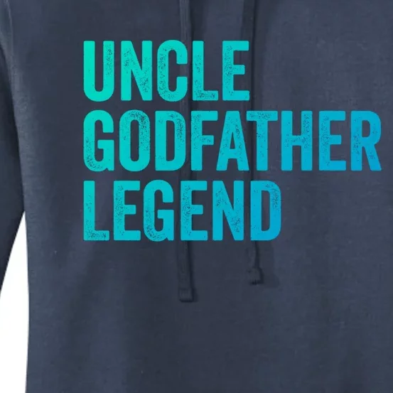 Uncle Godfather Legend Funny Gift Favorite Best Uncle Gift Women's Pullover Hoodie