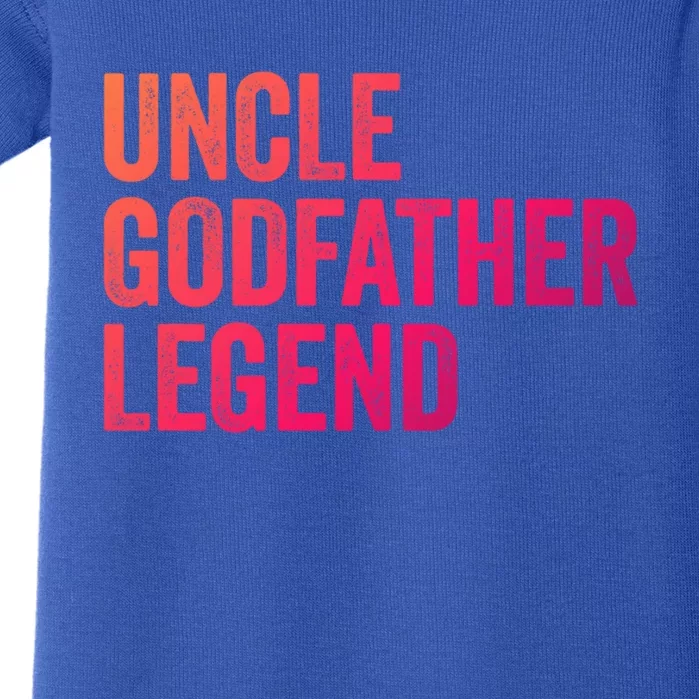 Uncle Godfather Legend Funny Gift Favorite Best Uncle Gift Baby Bodysuit