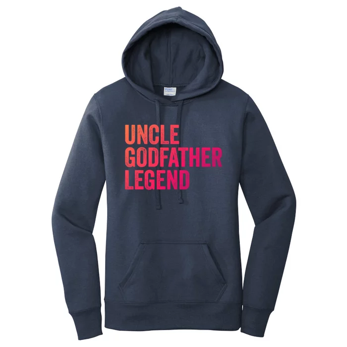 Uncle Godfather Legend Funny Gift Favorite Best Uncle Gift Women's Pullover Hoodie