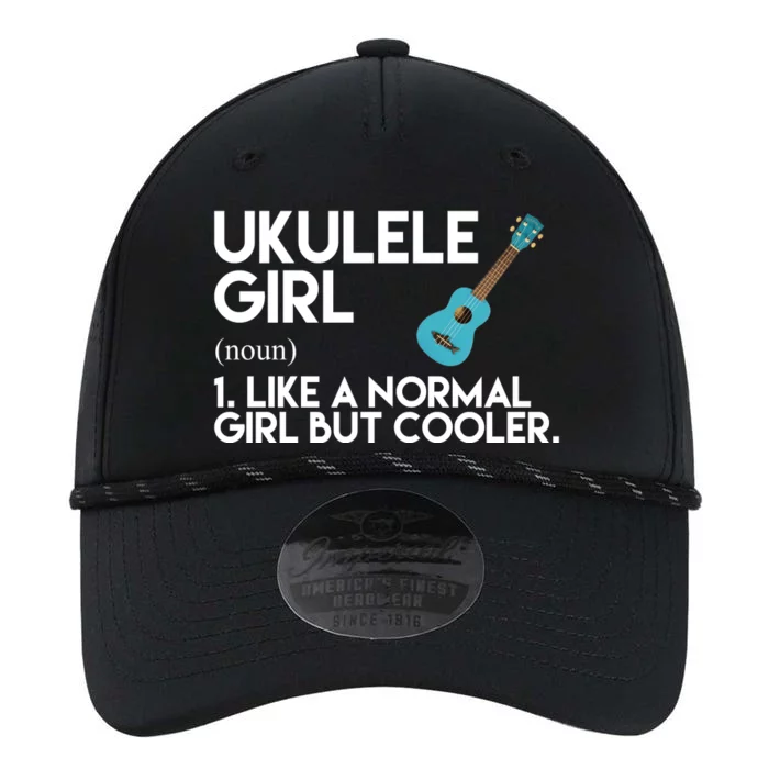 Ukulele Girl Like A Norm Girl But Cooler Performance The Dyno Cap