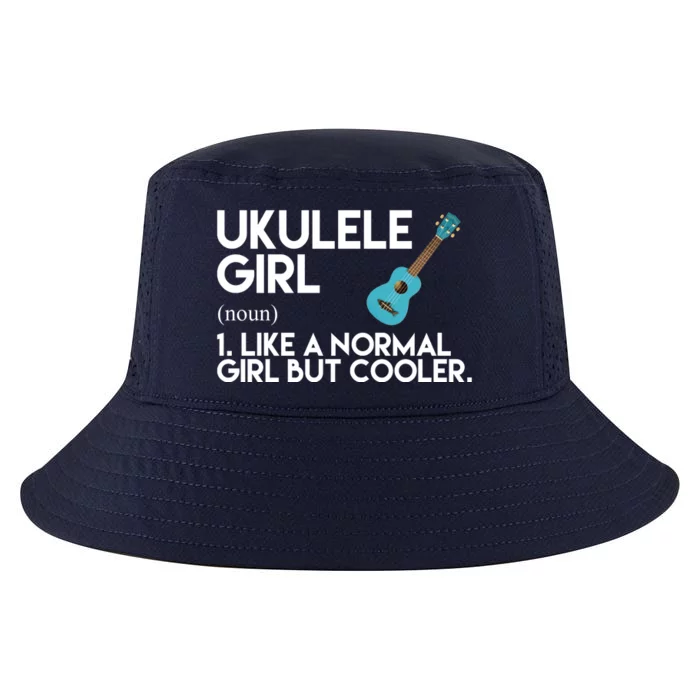 Ukulele Girl Like A Norm Girl But Cooler Cool Comfort Performance Bucket Hat