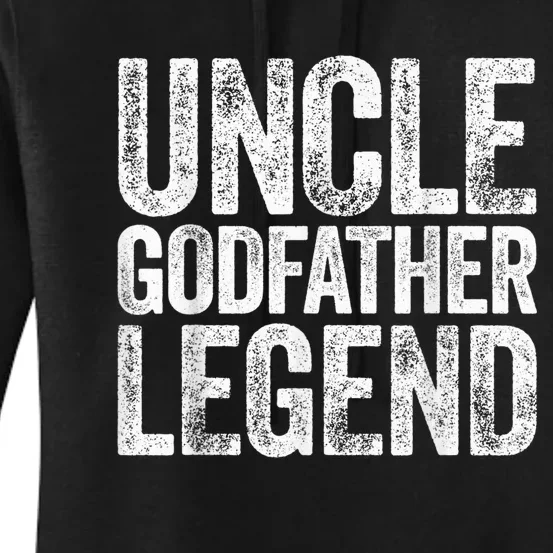 Uncle Godfather Legend Shirt Women's Pullover Hoodie