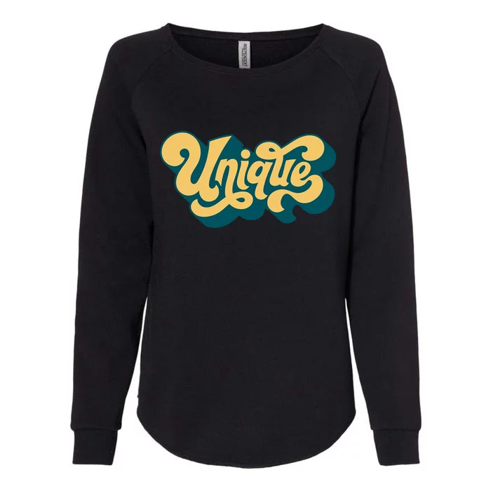 Unique Graffiti Logo One Of A Kind Womens California Wash Sweatshirt