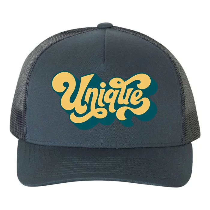 Unique Graffiti Logo One Of A Kind Yupoong Adult 5-Panel Trucker Hat