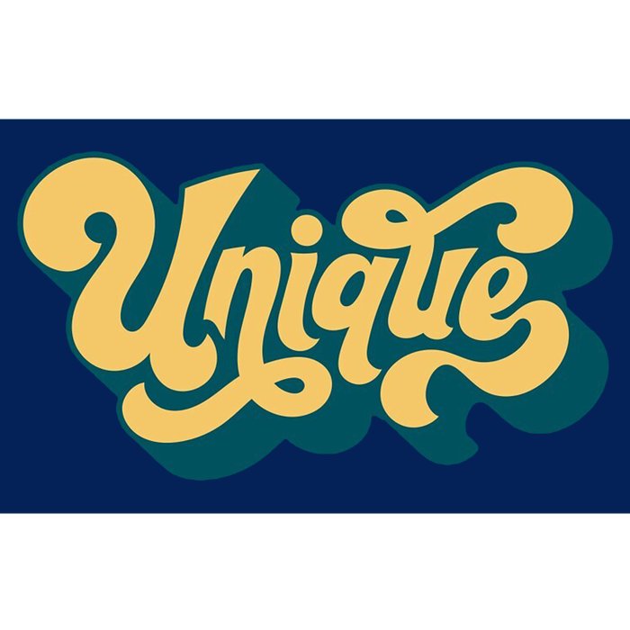 Unique Graffiti Logo One Of A Kind Bumper Sticker