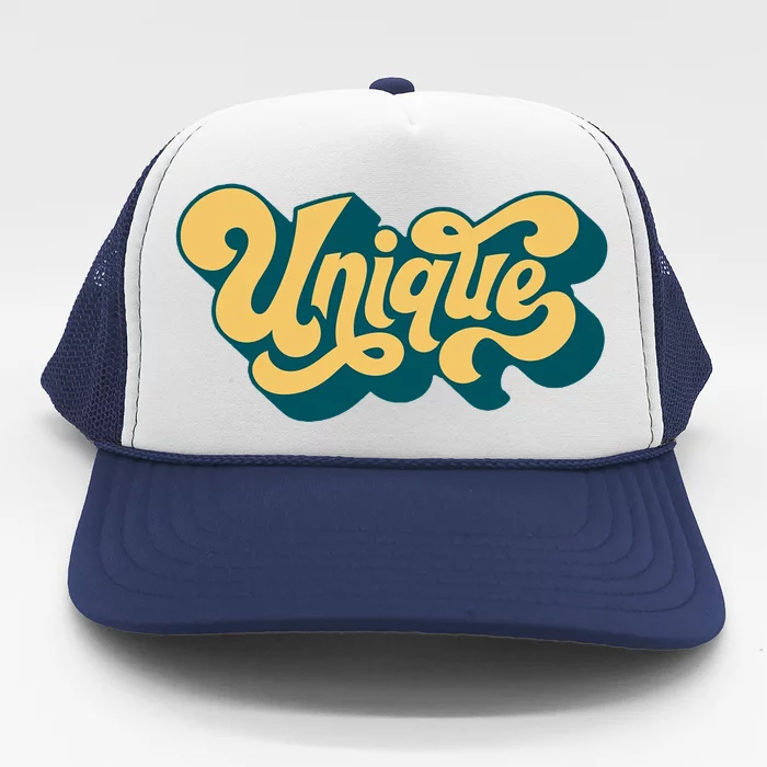 Unique Graffiti Logo One Of A Kind Trucker Hat