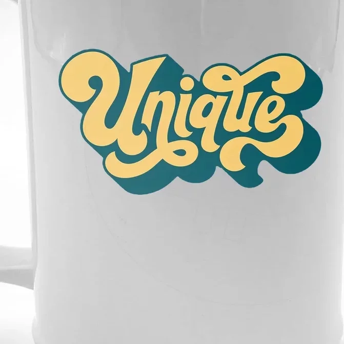 Unique Graffiti Logo One Of A Kind Front & Back Beer Stein