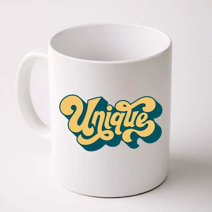 Unique Graffiti Logo One Of A Kind Front & Back Coffee Mug