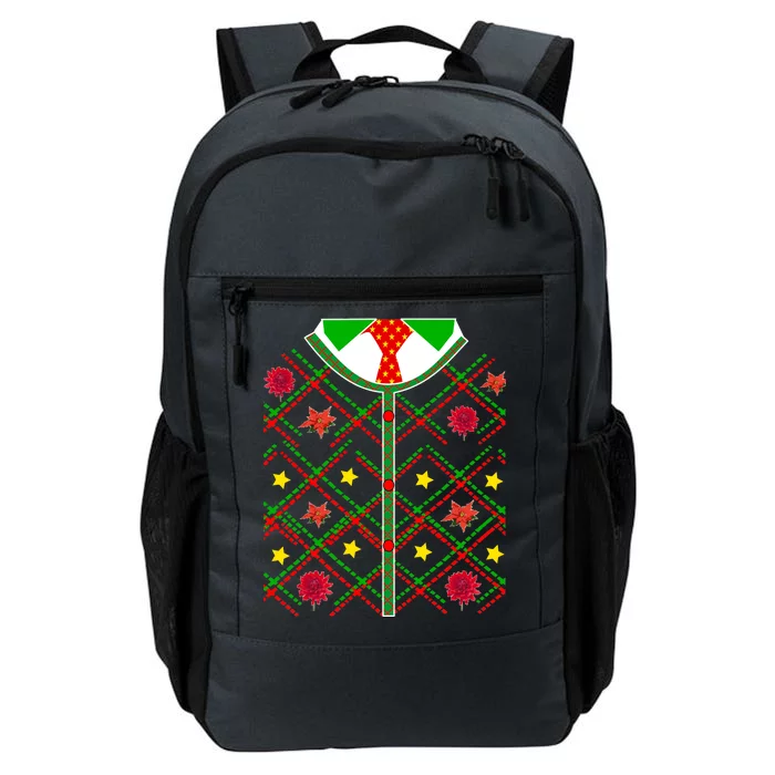 Ugly Christmas Cardigan Tie Sweater Daily Commute Backpack