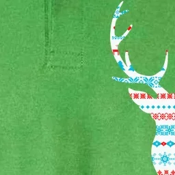 Ugly Christmas Pattern Deer Softstyle Adult Sport Polo