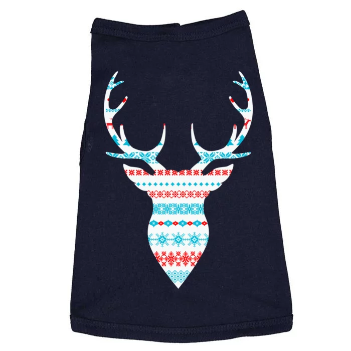 Ugly Christmas Pattern Deer Doggie Tank