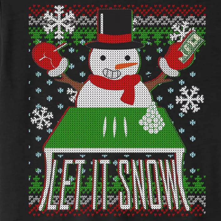 Ugly Christmas Sweater Let It Snow Frosty Snowman On Drugs ChromaSoft Performance T-Shirt