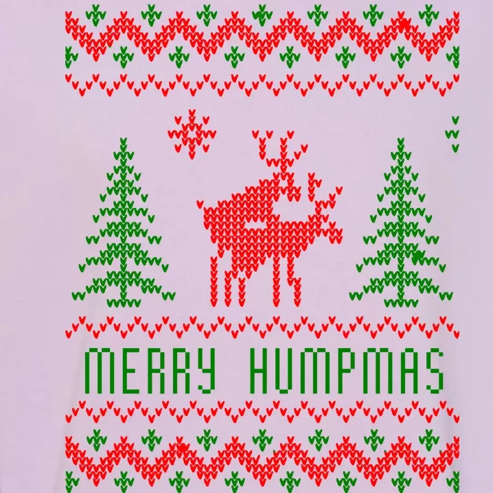 Ugly Christmas Sweater Merry Humpmas Reindeer Garment-Dyed Sweatshirt