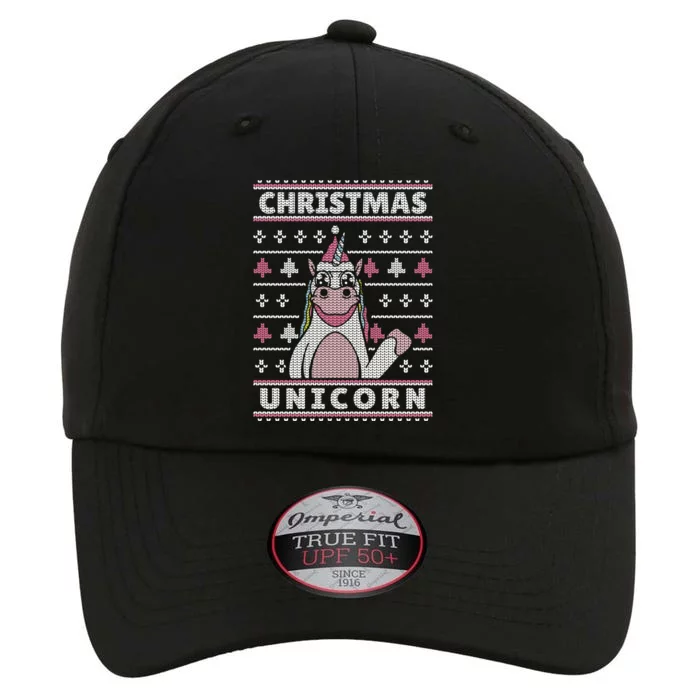 Ugly Christmas Sweater Unicorn The Original Performance Cap