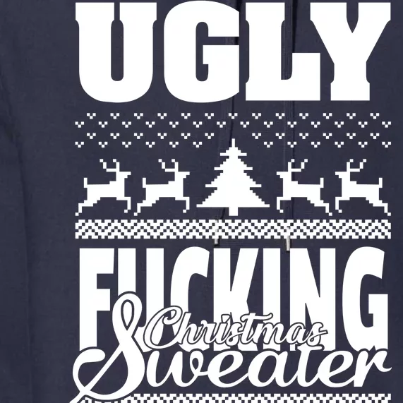 Ugly F-cking Christmas Sweater X-Mas Premium Hoodie