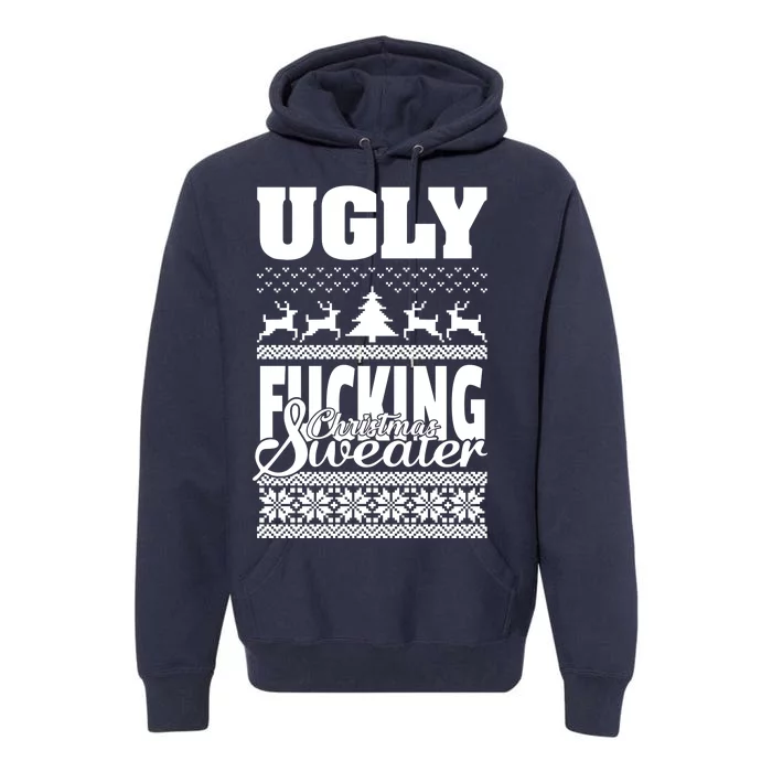 Ugly F-cking Christmas Sweater X-Mas Premium Hoodie