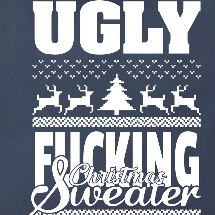 Ugly F-cking Christmas Sweater X-Mas Zip Tote Bag