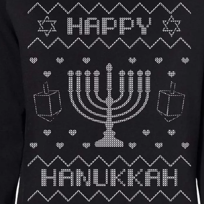 Ugly Hanukkah Sweater Womens California Wash Sweatshirt