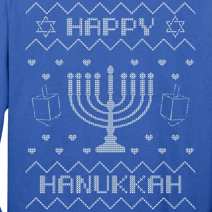 Ugly Hanukkah Sweater Tall Long Sleeve T-Shirt