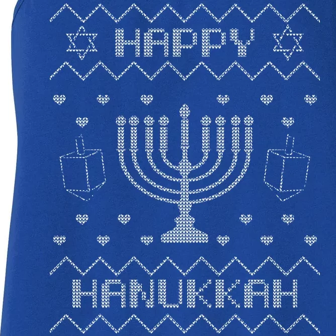 Ugly Hanukkah Sweater Women's Racerback Tank