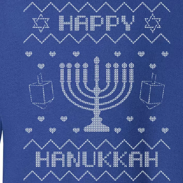 Ugly Hanukkah Sweater Toddler Sweatshirt