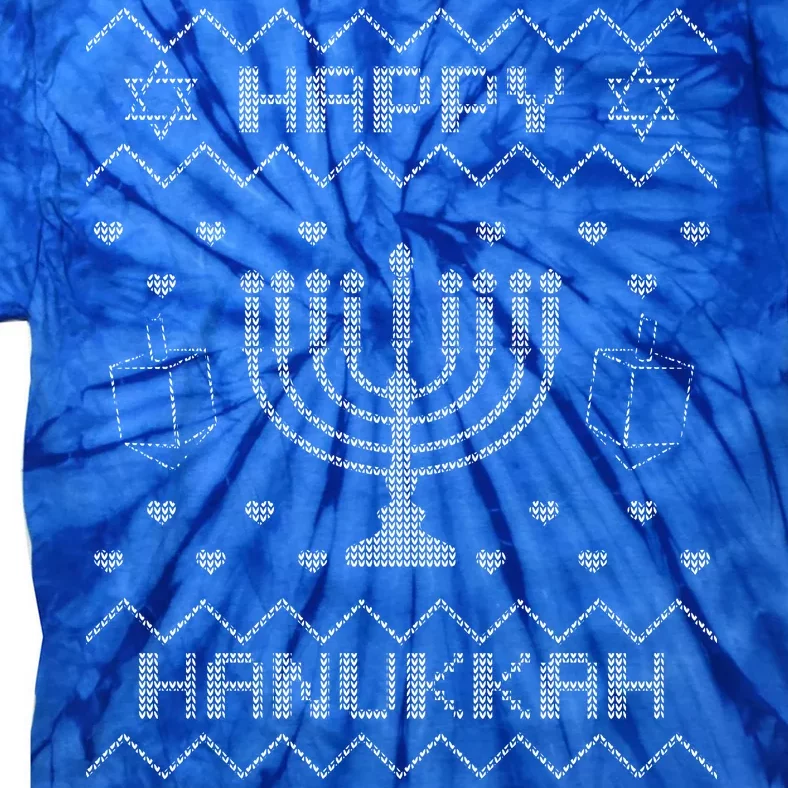 Ugly Hanukkah Sweater Tie-Dye T-Shirt