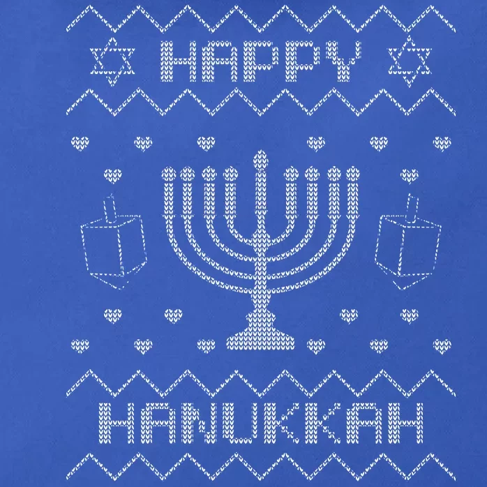 Ugly Hanukkah Sweater Zip Tote Bag