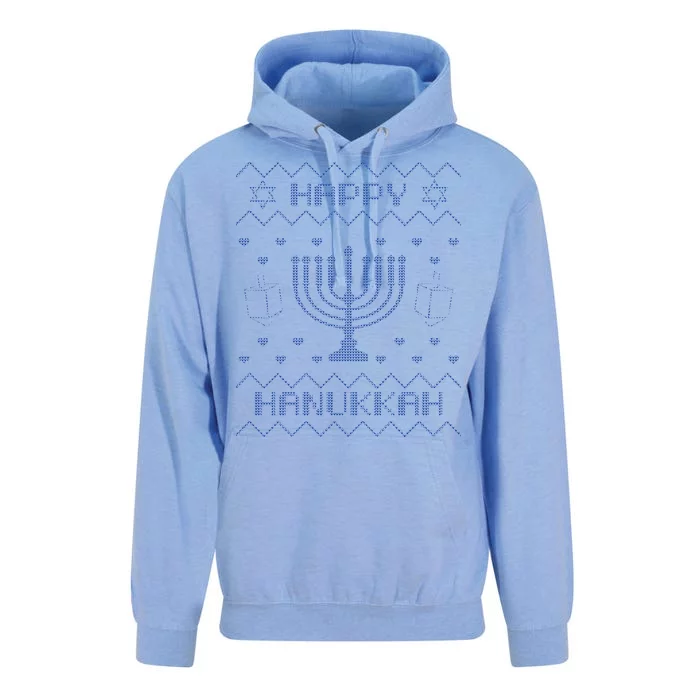 Ugly Hanukkah Sweater Unisex Surf Hoodie