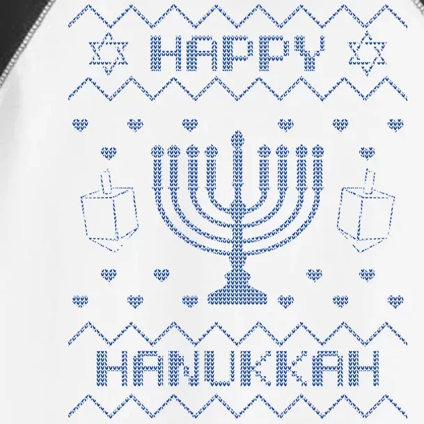 Ugly Hanukkah Sweater Toddler Fine Jersey T-Shirt